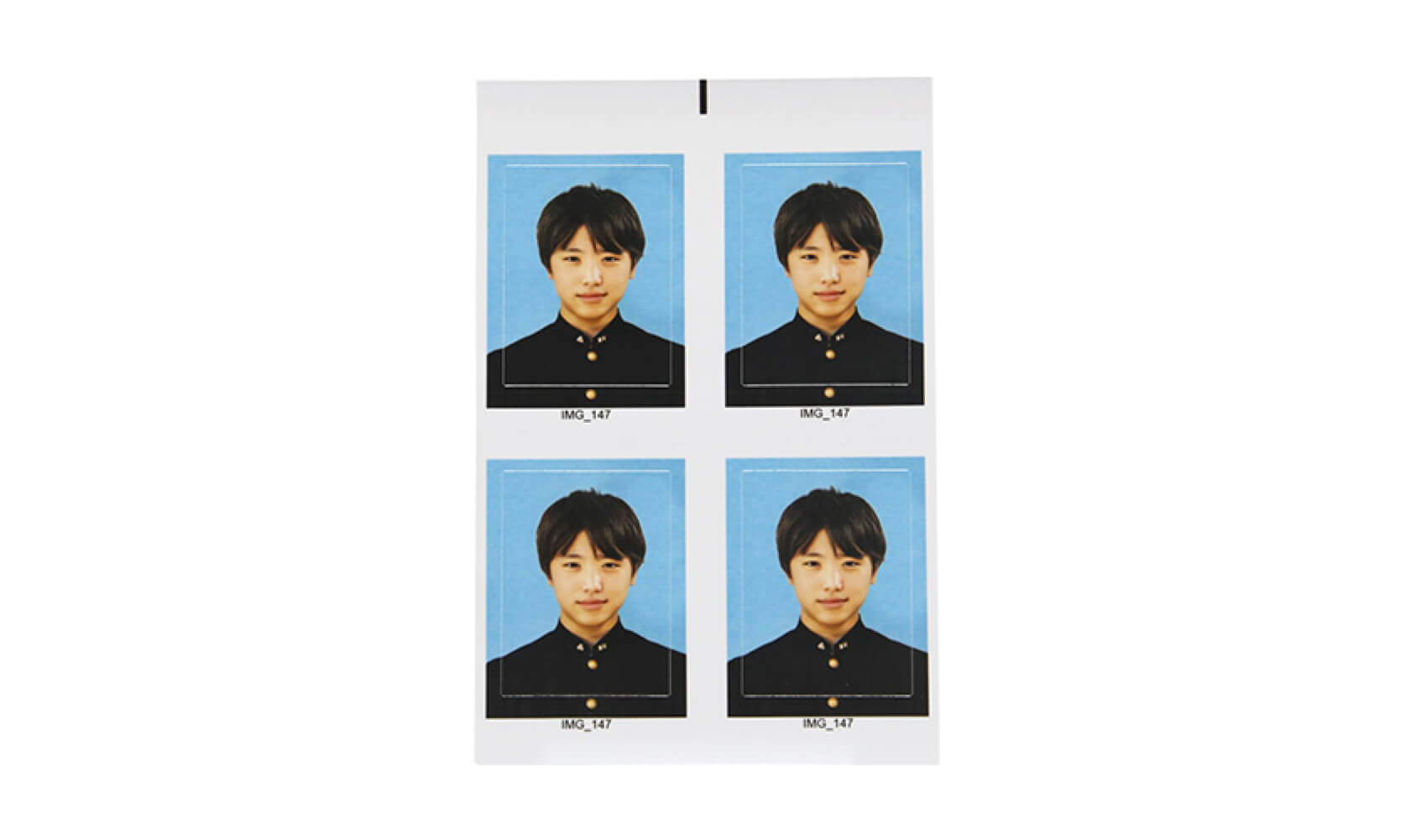 指導用証明写真